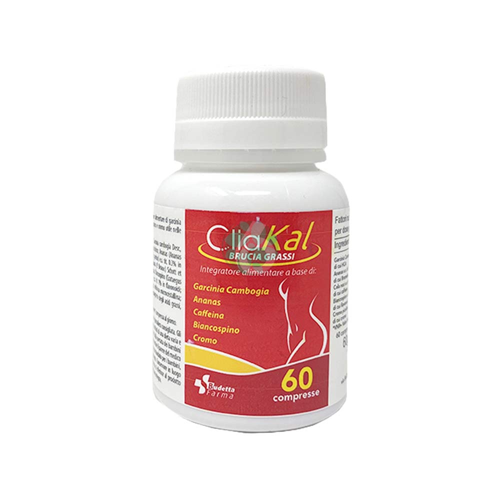 BUDETTA FARMA CLIAKAL BRUCIAGRASSI INTEGRATORE DIETA IPOCALORICA, 60 COMPRESSE