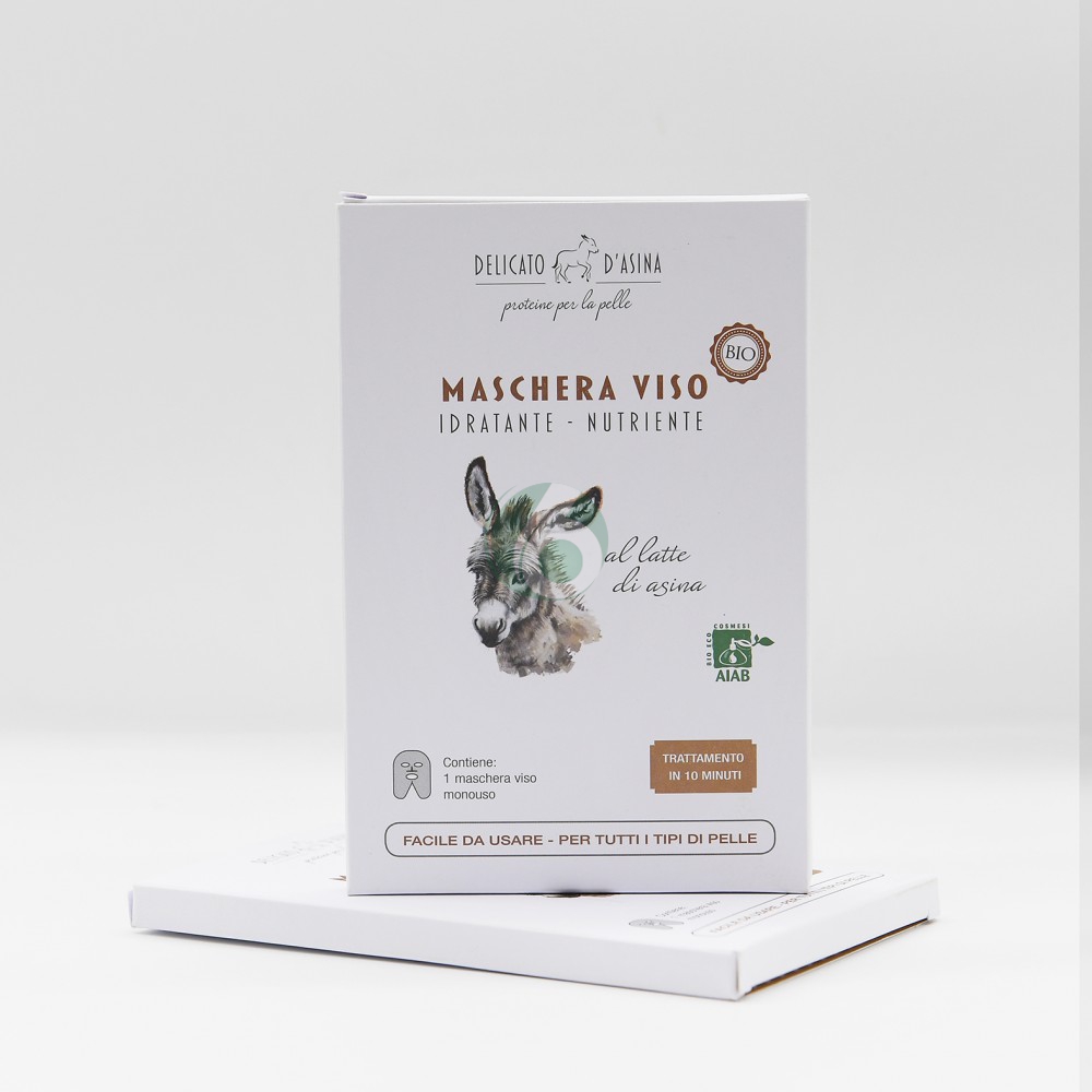 LA DISPENSA DELICATO D'ASINA MASCHERA VISO IDRATANTE-NUTRIENTE
