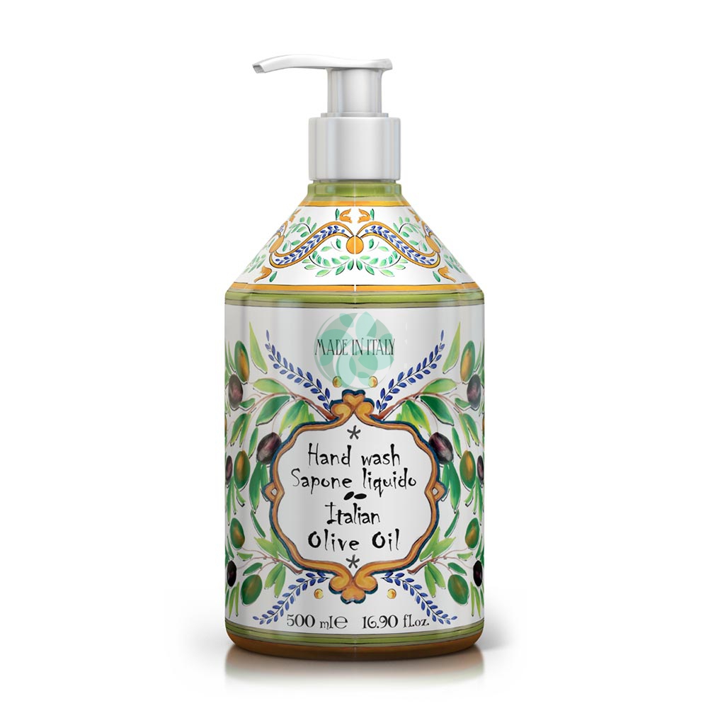RUDY PROFUMI LE MAIOLICHE ITALIAN OLIVE OIL SAPONE LIQUIDO 500 ML