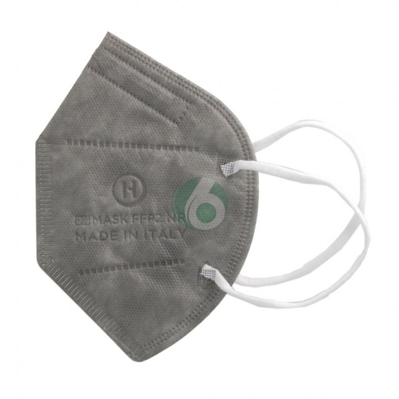 +39 MASK FFP2 NR MADE IN ITALY GRIGIA 1PEZZO