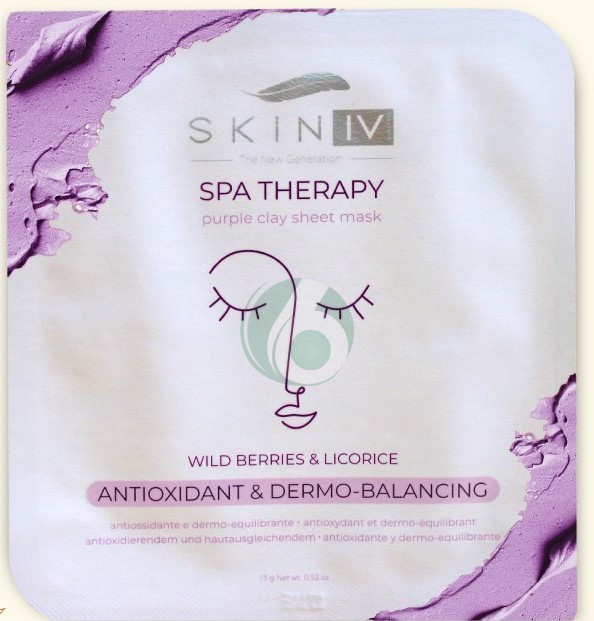 Pt Skin Iv spa therapy purple clay sheet mask