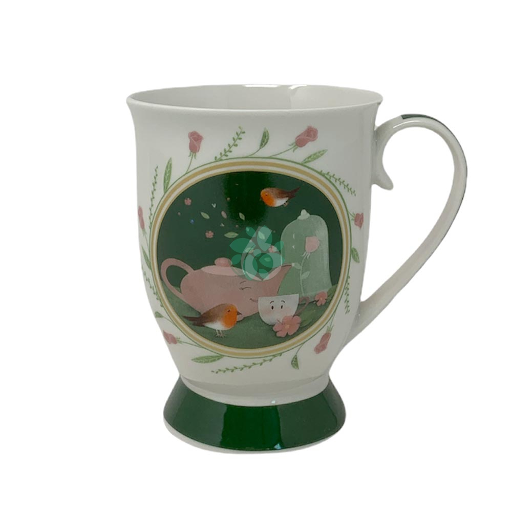 NEAVITA T DA FAVOLA - ROYAL MUG TAZZA IN CERAMICA VERDE, 1 TAZZA