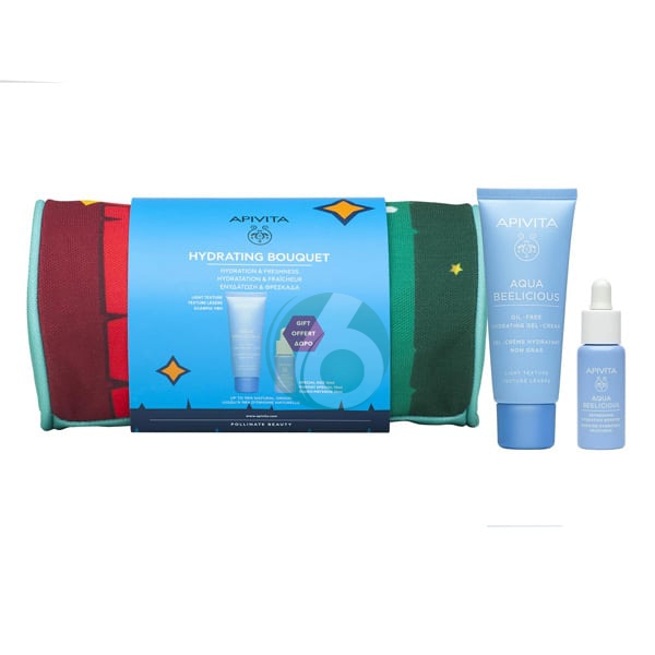 APIVITA AQUA BEELICIOUS TEXTURE LEGGERA 40ml + BOOSTER AQUA BEELICIOUS