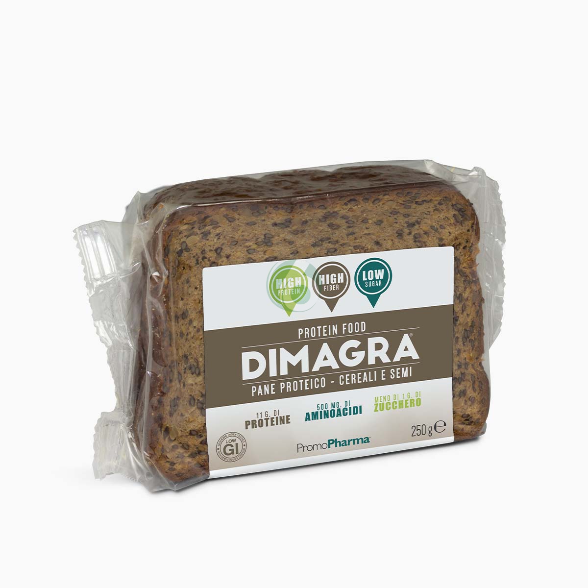 PROMOPHARMA PROTEIN SNACK PANE PROTEICO CEREALI SEMI, 5 PEZZI