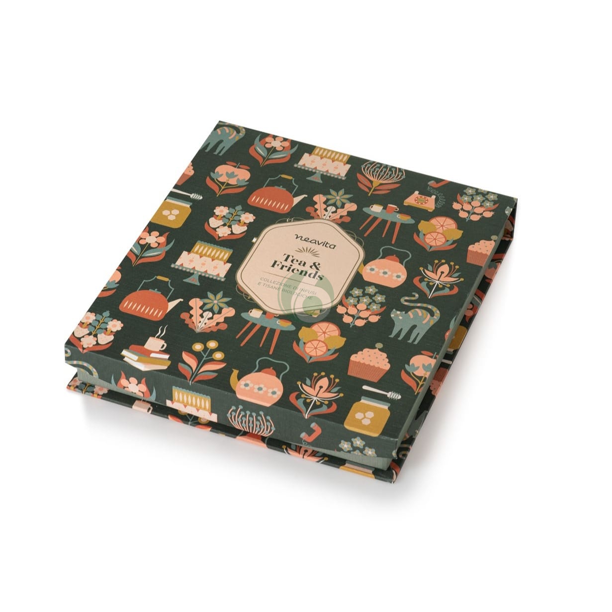 NEAVITA TEA & FRIENDS - Cofanetto Bio VERDE a 9 scomparti