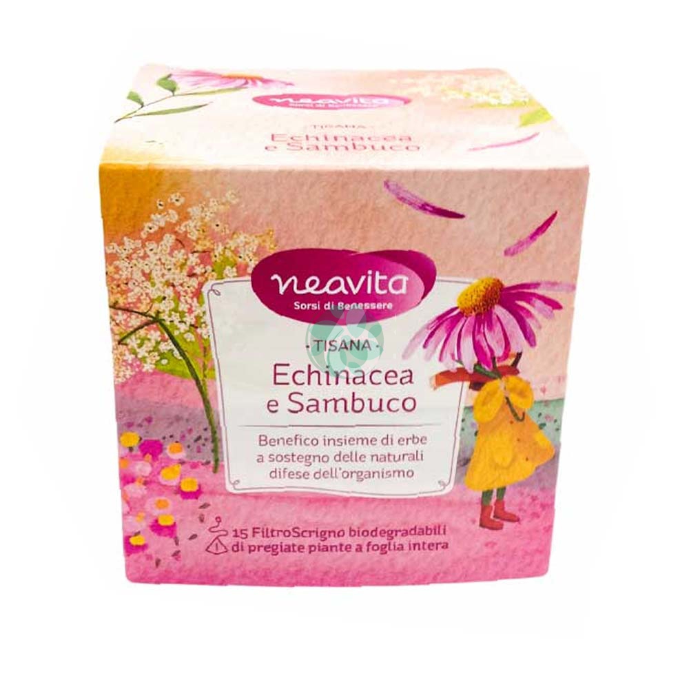 NEAVITA TISANA ECHINACEA E SAMBUCO, 15 FILTROSCRIGNO