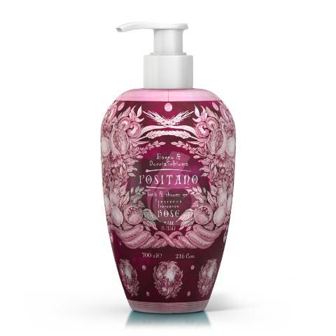 RUDY PROFUMI LE MAIOLICHE POSITANO ROSE BAGNOSCHIUMA 700 ML