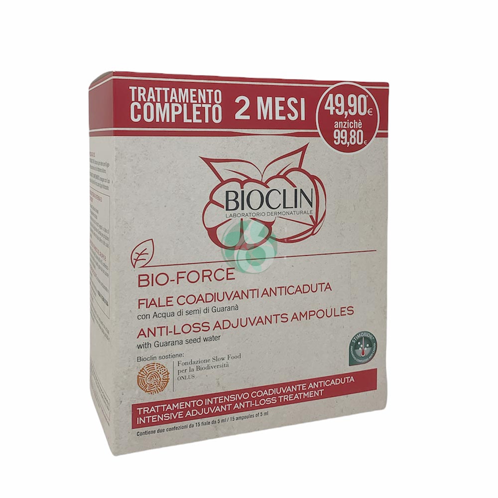 BIOCLIN BIO FORCE   FIALE COADIUVANTI ANTI CADUTA CAPELLI  2 X 15 FIALE