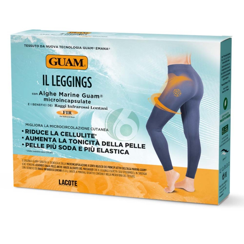 GUAM IL LEGGINGS COLORE BLU TAGLIA S-M TAGLIA 42-44