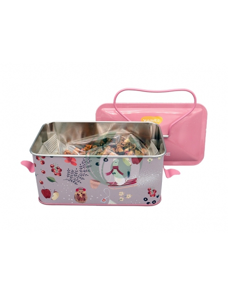 Neavita Infusi Scaldacuore Cestino rosa Infuso Biologico Allegria di Bacche 70 g