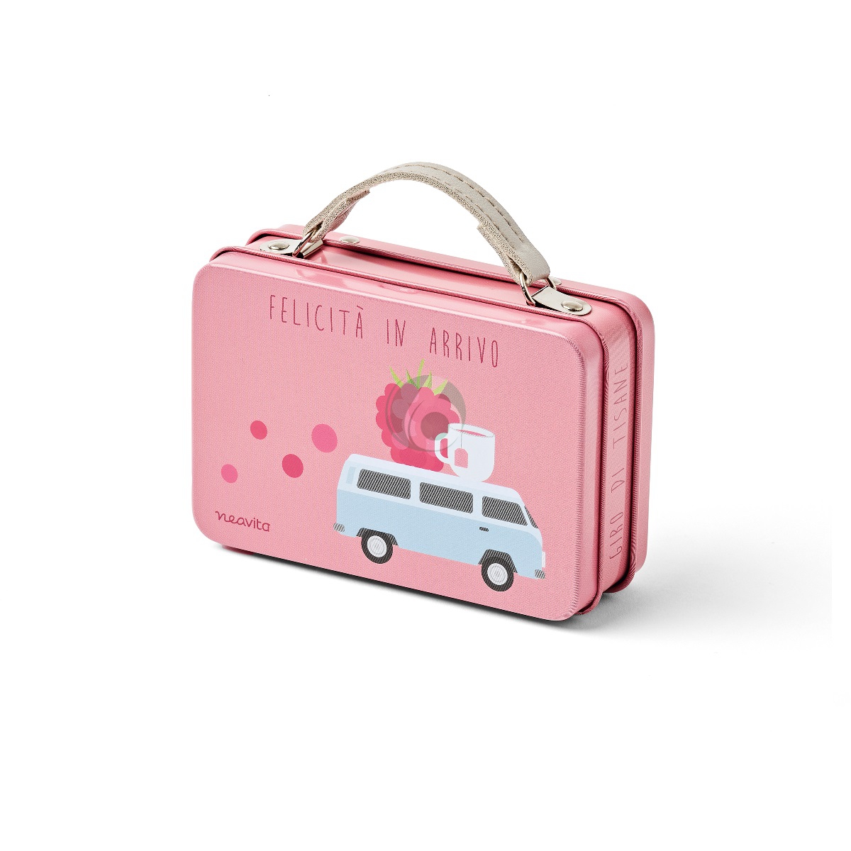 NEAVITA GIRO DI TISANE - VALIGETTA FELICIT INFUSO FRAGOLE E CHAMPAGNE, 3 FILTRI