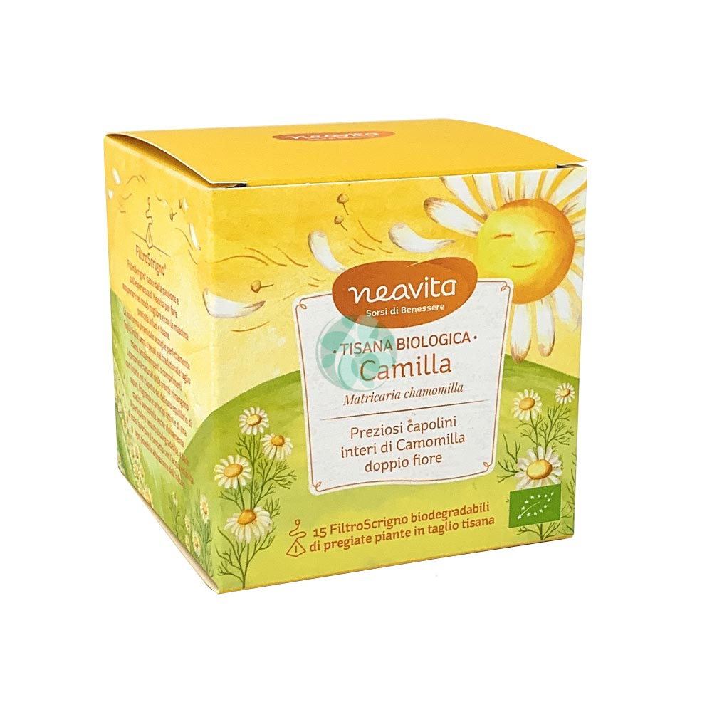 NEAVITA CAMILLA TISANA BIOLOGICA ALLA CAMOMILLA, 15 FILTROSCRIGNO