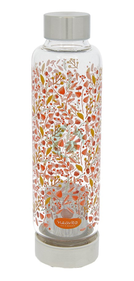 NEAVITA AUTUMN FLOWERS - PIPERITA BOTTIGLIA IN VETRO CON FILTRO, 550ML