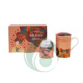 NEAVITA FALL IN TEA - COFANETTO INFUSIERA + INFUSO MELAGRANA E ARANCIA