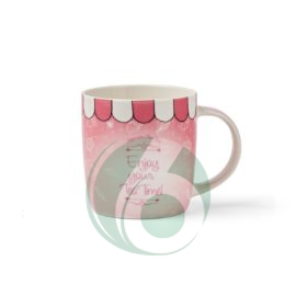 NEAVITA CHIT CHAT - ESSENTIAL MUG TAZZA IN CERAMICA ROSA, 1 TAZZA