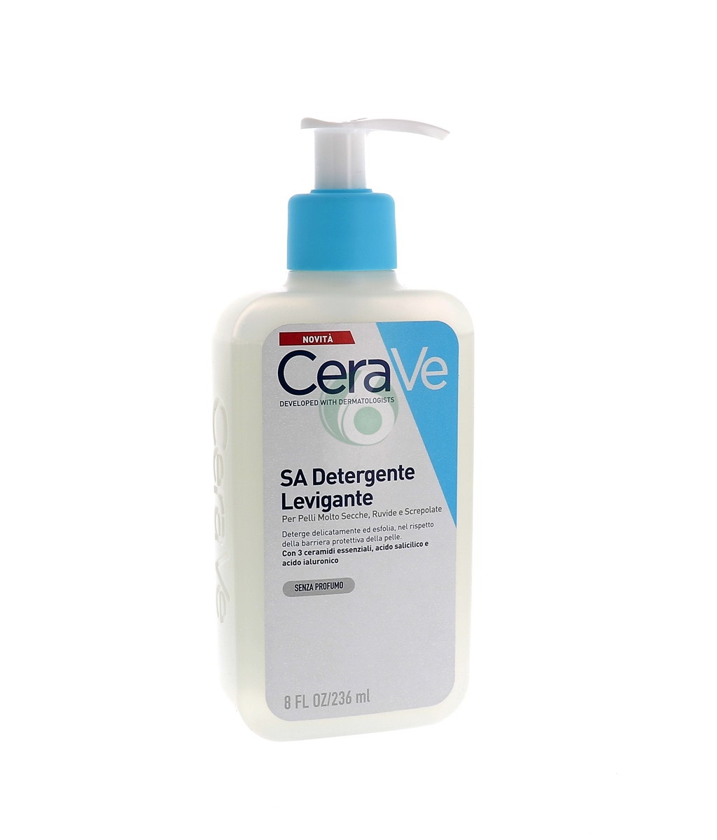 CERAVE SA DETERGENTE LEVIGANTE PER PELLE MOLTO SECCA RUVIDA E SCREPOLATA, 236ML