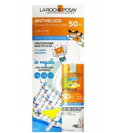 La Roche-Posay Anthelios Dermo Pediatrics Invisible Spray SPF50+ 200ml con Banda