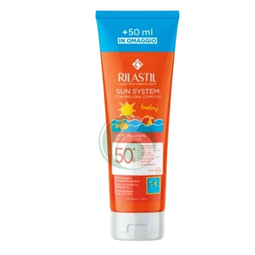 RILASTIL SUN SYSTEM BABY - LATTE VELLUTATO SPF50+ SOLARE CORPO BAMBINI, 250ML