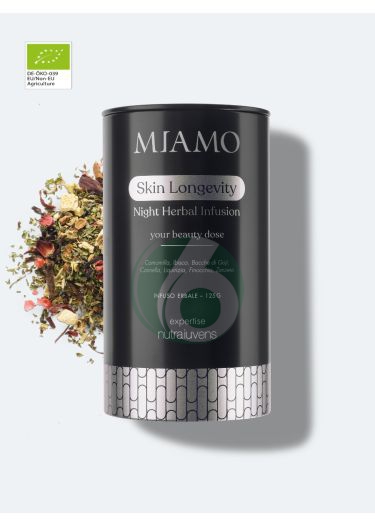 Miamo Nutraiuvens   Skin Longevity Night Herbal Infusion Infuso Tisana  125g (50