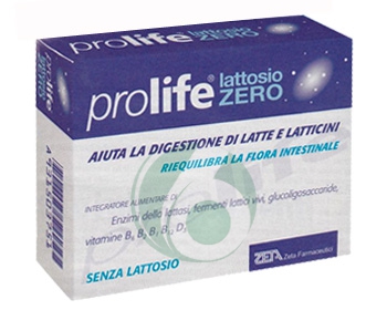 Prolife Lattosio Zero Integratore Alimentare di Fermenti Lattici 30 Capsule