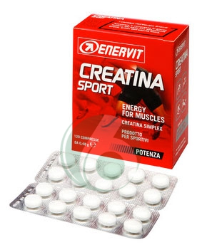 ENERVIT SPORT LINEA ENERGIA CREATINA INTEGRATORE 120 COMPRESSE 480 MG