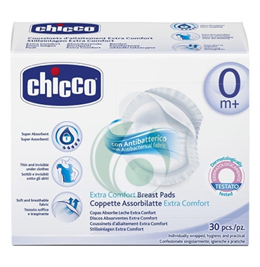 Chicco Linea Mamma Allattamento e Gravidanza 30 Coppette Assorbilatte