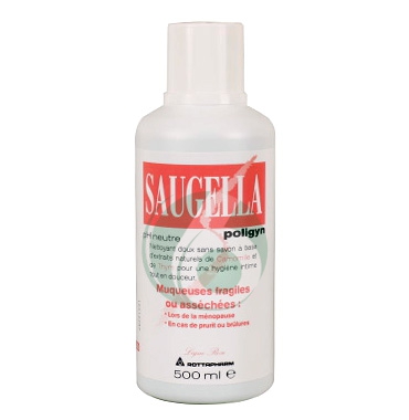 Saugella Linea Poligyn Rosa Dermoliquido Detergente Intimo Delicato 500 ml