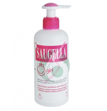 Saugella Linea Girl Ragazze Dermoliquido Detergente Intimo Delicato 200 ml