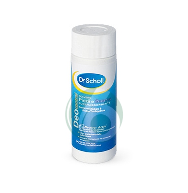 Scholl Linea Sudorazione Piedi Trattamento Polvere Deodorante Piedi Scarpe 75 g