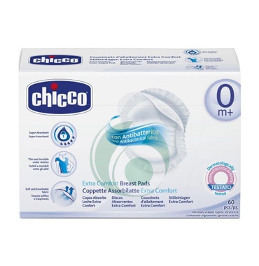 Chicco Linea Mamma Allattamento e Gravidanza 60 Coppette Assorbilatte