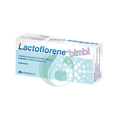 Lactoflorene Linea Fermenti Bimbi Integratore di Fermenti Lattici 12 Flaconcini