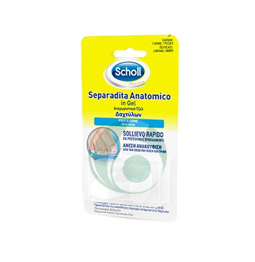 Scholl Linea Calli e Durezze Trattamento Dolore 2 Separadita Anatomici in Gel