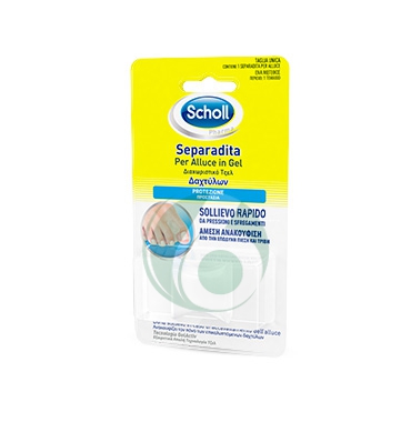 Scholl Linea Calli e Durezze Trattamento Dolore 1 Separadita Alluce in Gel
