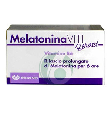 Marco Viti Linea Sonno e Relax Melatonina Retard 1mg Integratore 60 Compresse