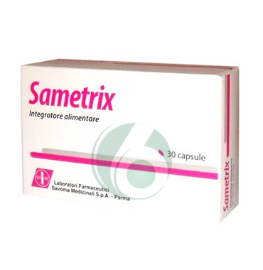 Savoma Medicinali Linea Capelli Sani Sametrix Integratore Alimentare 30 Capsule