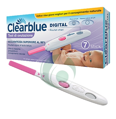 Clearblue Linea Gravidanza Test di Ovulazione Digitale Clearblue 7 Sticks - 31/7