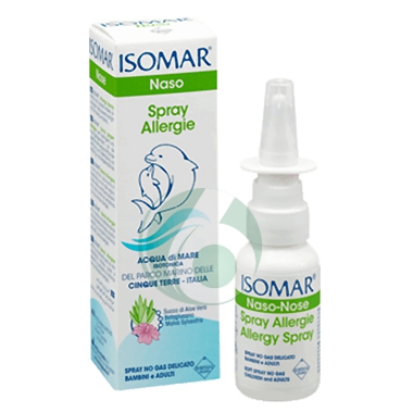 Isomar Linea Pulizia e Salute del Naso Isomar Spray Allergie Acqua di Mare 30 ml