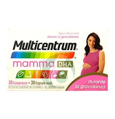 Multicentrum Linea Gravidanza Mamma DHA Integratore Alimentare 30+30