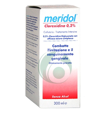 meridol Linea Igiene Dentale Quotidiana Collutorio Clorexidina 0,20% 300 ml