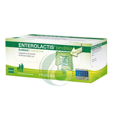 Sofar Linea Intestino Sano Enterolactis Integratore Fermenti Lattici 12 Fiale
