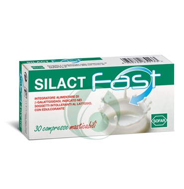 Sofar Linea Digestione Sana Silact Fast Integratore 30 Compresse Masticabili