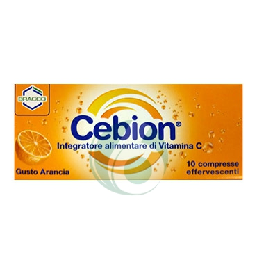 Cebion Linea Difese Immunitarie Vitamina C Integratore 10 Compresse Efferv Aranc