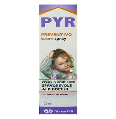 Marco Viti Linea Anti-Pediculosi Pyr Soluzione Preventiva Spray Capelli 125 ml