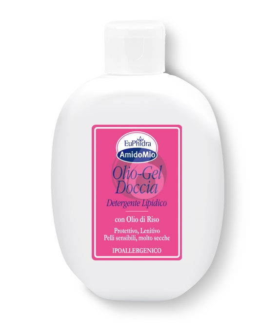 EuPhidra Linea AmidoMio Olio Gel Doccia Nutriente Pelli Sensibili 200 ml
