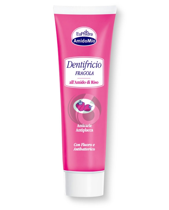 EuPhidra Linea AmidoMio Salute Dentale Dentifricio Delicato alla Fragola 50 ml