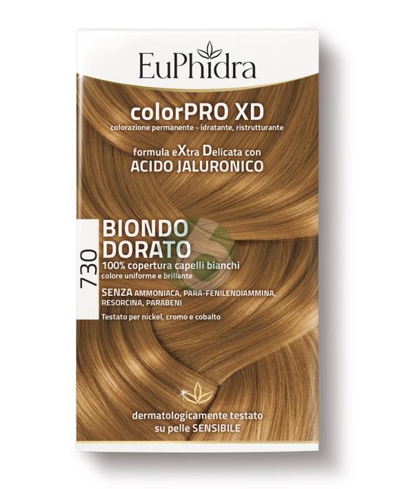 EuPhidra Linea ColorPRO XD Colorazione Extra-Delixata 730 Biondo Dorato