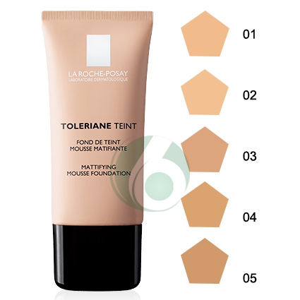 La Roche Posay Linea Trucco Toleriane Teint Mousse Fondotinta Mat 03 Sabbia