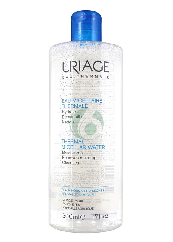 Uriage Linea Detergente Viso Acqua Micellare Pelli Normali e Secche 500 ml