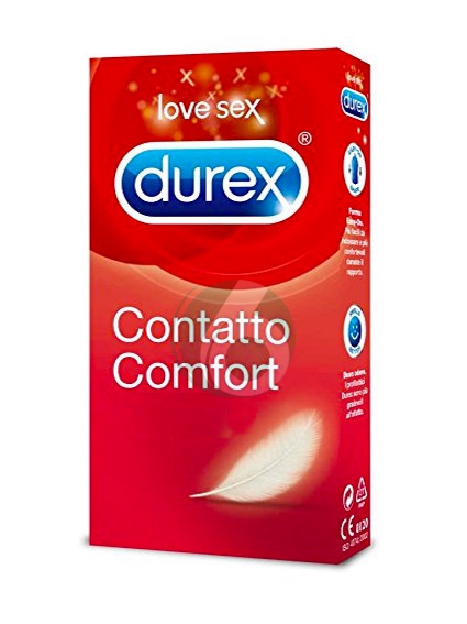 Durex Linea Dispositivi Medici Contatto Comfort Confezione 12+2 Profilattici