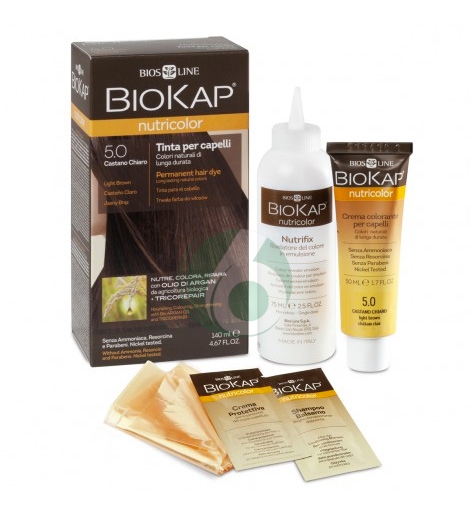 Bios Line Linea Tinte per Capelli BioKap Nutricolor 5.22 Prugna